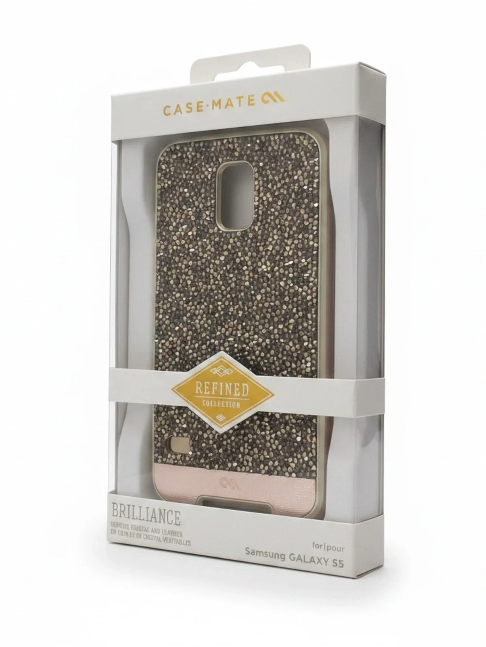 case-mate Brilliance Samsung Galaxy S5 Case - Gold and Pink